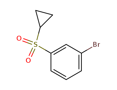 1-Bromo-3-(cyclopropylsulfonyl)benzene(19433-09-1)