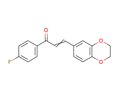 2-Propen-1-one,
3-(2,3-dihydro-1,4-benzodioxin-6-yl)-1-(4-fluorophenyl)-