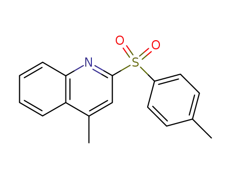 Molecular Structure of 64789-03-3 (4-Methyl-2-[(4-methylphenyl)sulfonyl]quinoline)