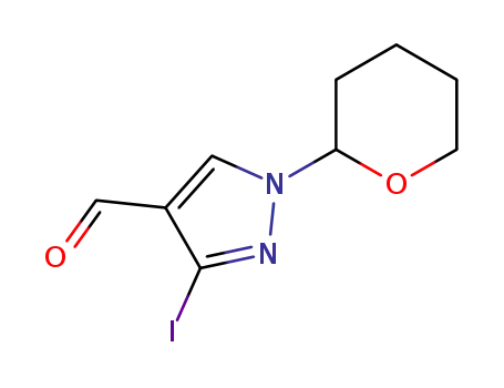 1H-Pyrazole-4-carboxaldehyde, 3-iodo-1-(tetrahydro-2H-pyran-2-yl)-
