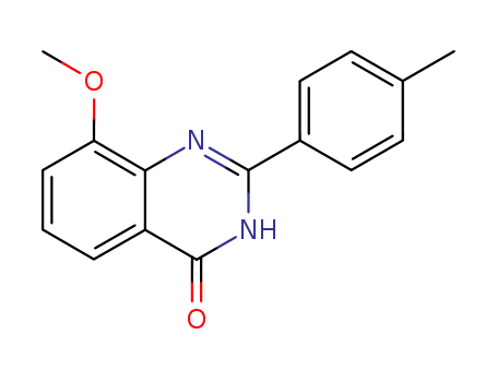4-1H-QUINAZOLINONE,8-METHOXY-2-(4-METHYLPHENYL)-