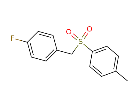 Molecular Structure of 1494-29-7 (1-fluoro-4-(4-tolylsulfonylmethyl)benzene)