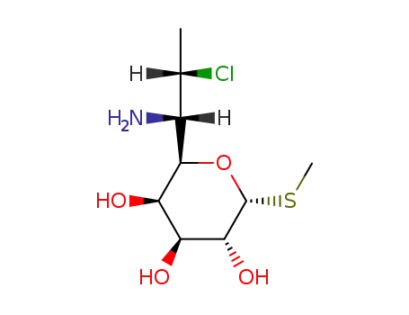 Molecular Structure of 22965-79-3 (Methyl 7-Chloro-7-deoxy-1-thiolincosaMinide)