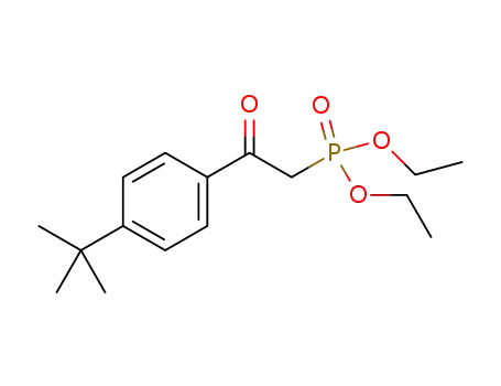 diethyl (2-(4-(tert-butyl)phenyl)-2-oxoethyl)phosphonate
