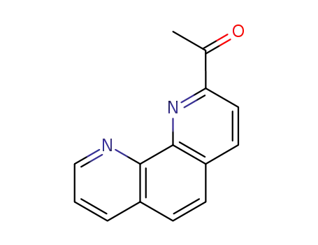 Molecular Structure of 72404-92-3 (1-(1,10-Phenanthrolin-2-yl)ethanone)