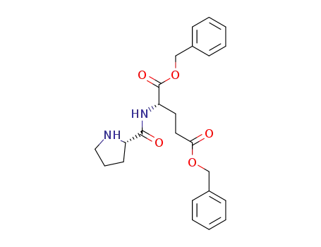 Molecular Structure of 842120-60-9 (L-Glutamic acid, L-prolyl-, bis(phenylmethyl) ester)