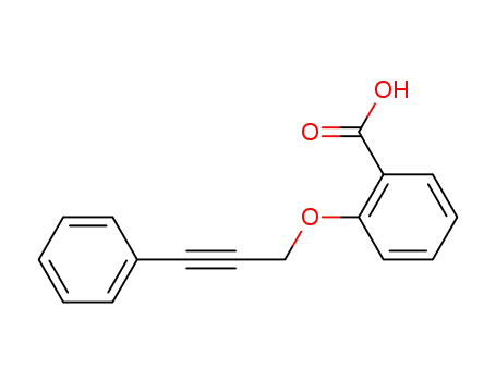 2-[(3’-phenyl)prop-2’-ynyloxy]benzoic acid