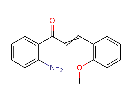 Molecular Structure of 123134-55-4 (2-Propen-1-one, 1-(2-aminophenyl)-3-(2-methoxyphenyl)-)