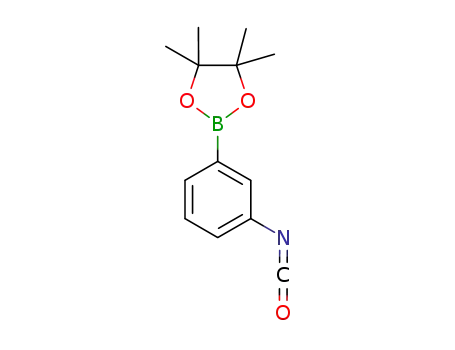 Molecular Structure of 787591-43-9 ((3-ISOCYANATO)BENZENEBORONIC ACID, PINACOL ESTER)