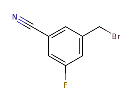 Molecular Structure of 853368-35-1 (3-Bromomethyl-5-fluoro-benzonitrile)