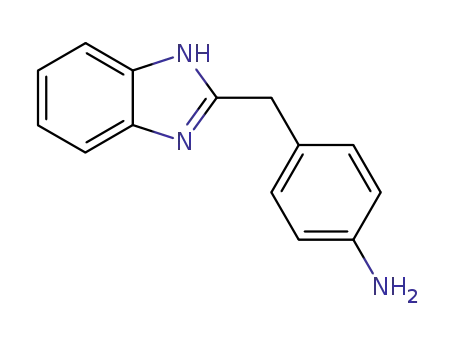 Molecular Structure of 99206-51-6 (4-(1 H-BENZOIMIDAZOL-2-YLMETHYL)-PHENYLAMINE)