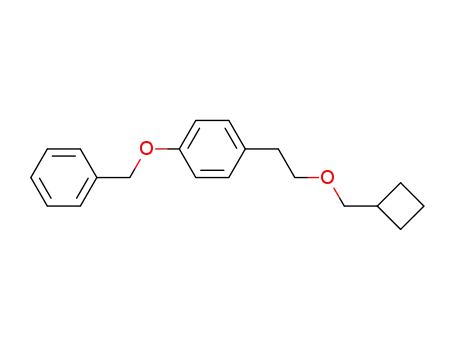 Molecular Structure of 63659-31-4 (Benzene, 1-[2-(cyclobutylmethoxy)ethyl]-4-(phenylmethoxy)-)