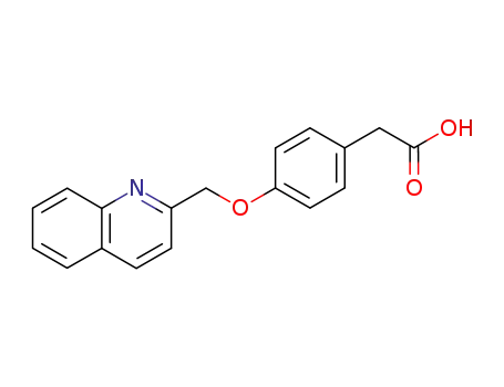 4-(quinolin-2-yl-methoxy)phenylacetic acid