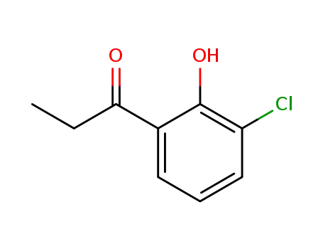Molecular Structure of 938-67-0 (1-Propanone, 1-(3-chloro-2-hydroxyphenyl)-)