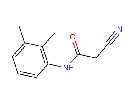 Molecular Structure of 94714-42-8 (2-CYANO-N-(2,3-DIMETHYL-PHENYL)-ACETAMIDE)