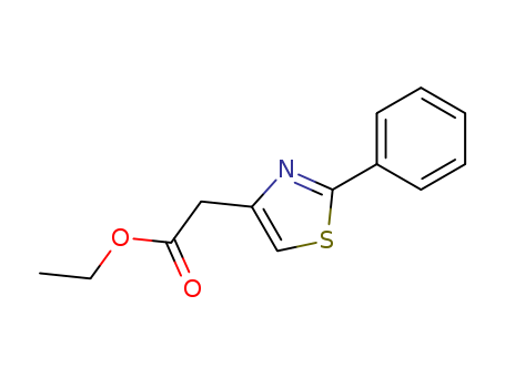 4-Thiazoleacetic acid,2-phenyl-, ethyl ester cas  16441-34-2