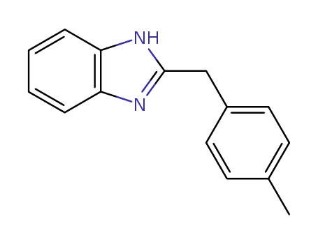 Molecular Structure of 108714-03-0 (1H-Benzimidazole, 2-[(4-methylphenyl)methyl]-)