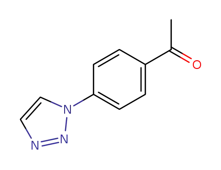 1-(4-(1H-1,2,3-triazol-1-yl)phenyl)ethan-1-one