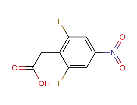 Molecular Structure of 543683-36-9 (2-(2,6-difluoro-4-nitrophenyl)acetic acid)