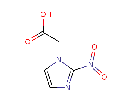 Molecular Structure of 22813-32-7 (2-(2-NitroiMidazol-1-yl)acetic acid)