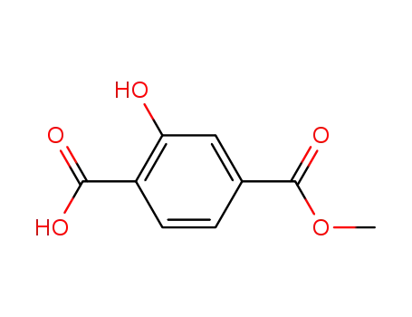 Molecular Structure of 29602-00-4 (2-Hydroxy-4-(methoxycarbonyl)benzoic  acid)