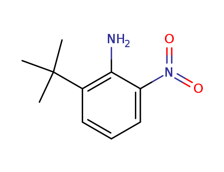 Benzenamine, 2-(1,1-dimethylethyl)-6-nitro-