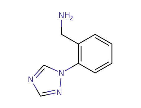 Molecular Structure of 449756-97-2 (2-(1H-1,2,4-Triazol-1-yl)benzenemethanamine)