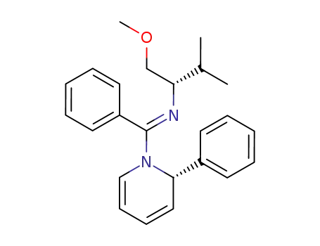 Pyridine,
1,2-dihydro-1-[(E)-[[(1S)-1-(methoxymethyl)-2-methylpropyl]imino]phenyl
methyl]-2-phenyl-, (2S)-
