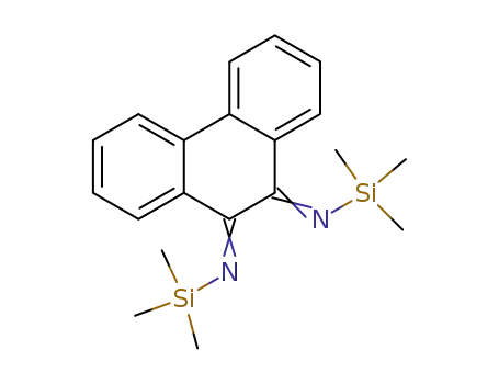 Molecular Structure of 18054-46-1 (Silanamine, N,N'-9,10-phenanthrenediylidenebis[1,1,1-trimethyl-)