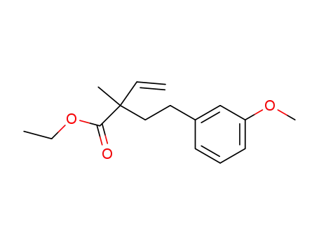 ethyl 2-methyl-4-(m-methoxyphenyl)-2-vinylbutyrate