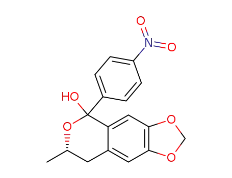 (5RS,7S)-7,8-dihydro-7-methyl-5-(4-nitrophenyl)-5H-1,3-dioxolo[4,5-G][2]benzopyran-5-ol