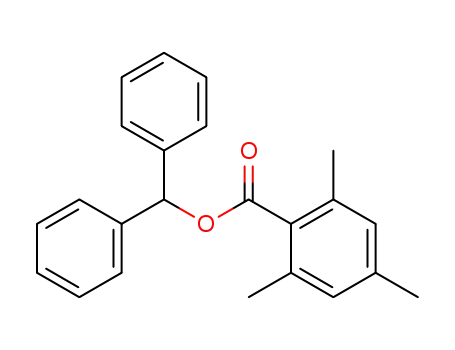 Molecular Structure of 102560-11-2 (benzhydryl 2,4,6-trimethylbenzoate)