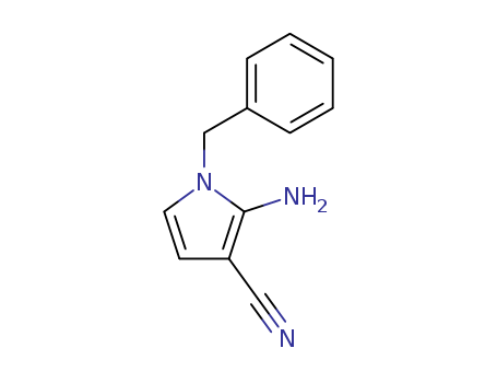 2-Amino-1-benzyl-3-cyano-pyrrole