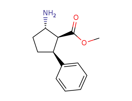 methyl (S,S,S)-2-amino-5-phenylcyclopentane-1-carboxylate