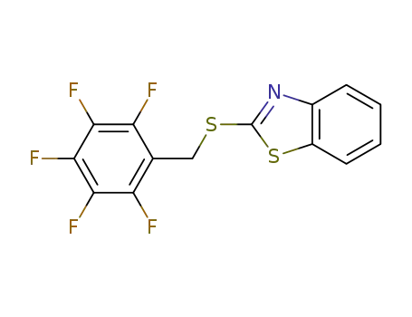 2-[(2,3,4,5,6-pentafluorobenzyl)sulfanyl]-1,3-benzothiazole