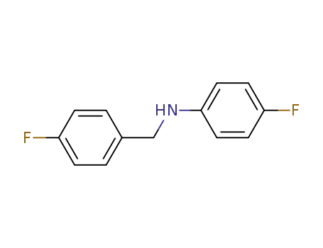 4- 플루오로 -N- (4- 플루오로 벤질) 아닐린, 97 %