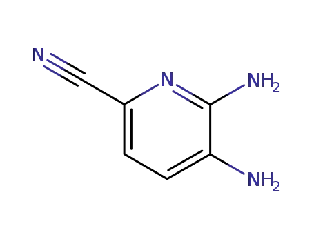 2-Pyridinecarbonitrile,5,6-diamino-(9CI)