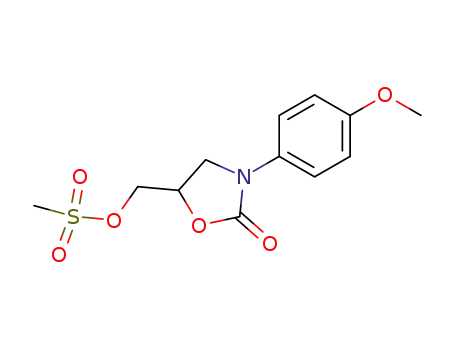 5-(methanesulfonyloxymethyl)-3-p-methoxyphenyl-2-oxazolidinone