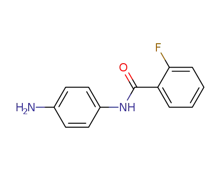 Molecular Structure of 273384-72-8 (N-(4-Aminophenyl)-2-fluorobenzamide)