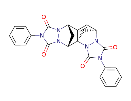 anti-3,5,7,12,14,16-hexaaza-5,14-diphenylhexacyclo<9.5.1.1<sup>1,9</sup>.0<sup>2,8</sup>.0<sup>3,7</sup>.0<sup>12,16</sup>>octadec-9-ene-4,6,13,15-tetraone