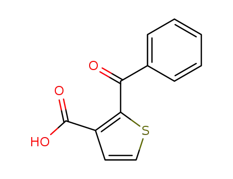 Molecular Structure of 30011-75-7 (2-benzoylthiophene-3-carboxylic acid)