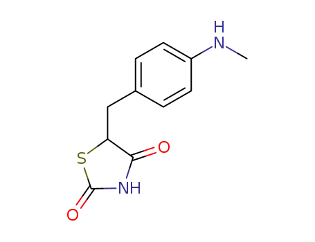 5-[4-(methylamino)-benzyl]thiazolidine-2,4-dione