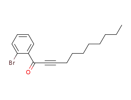 Molecular Structure of 207275-19-2 (2-Undecyn-1-one, 1-(2-bromophenyl)-)