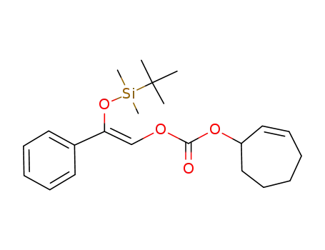 carbonic acid (Z)-2-(tert-butyl-dimethylsilanyloxy)-2-phenyl-vinyl ester cyclohept-2-enyl ester
