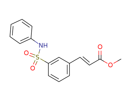 Methyl(E)-3-(3-(N-phenylsulfamoyl)phenyl)acrylate