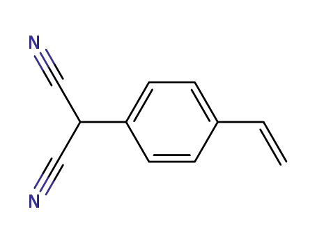 Molecular Structure of 866416-42-4 (2-(4-vinyl-phenyl)-malononitrile)