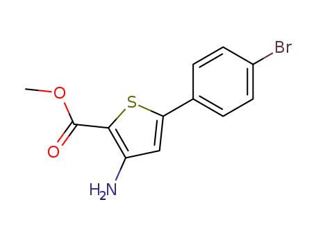 3-아미노-5-(4-브로모페닐)티오펜-2-카르복실산 메틸 에스테르