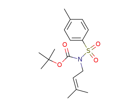 N-Boc-N-(3-methylbut-2-enyl)-p-toluenesulfonamide