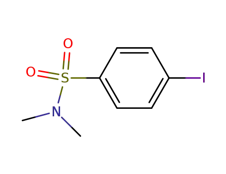 벤젠 술폰 아미드, 4- 요오도 -N, N- 디메틸-