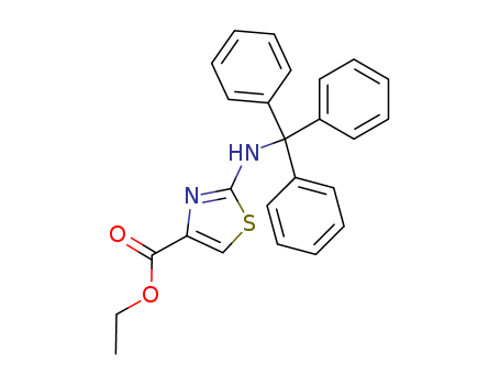 4-Thiazolecarboxylic acid, 2-[(triphenylmethyl)amino]-, ethyl ester